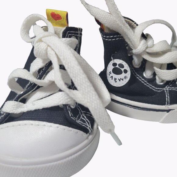 Build a Bear Outfit Eagle Claw Vest Chino Shorts High Top Canvas Sneakers BAB - Picture 4 of 6